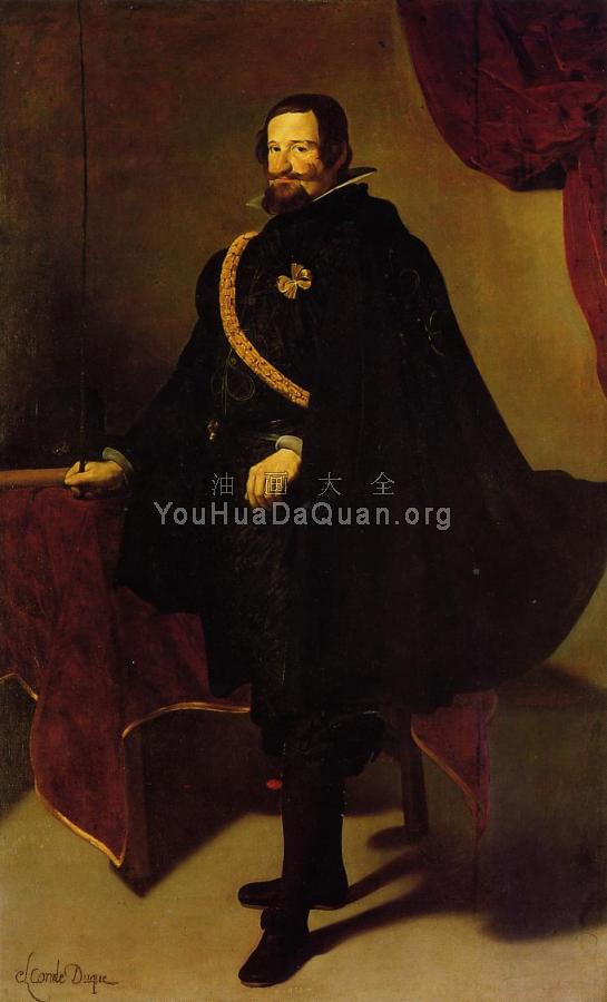 Don Gaspde Guzman, Count of Olivares and Duke of San Lucla Mayor - 迭戈·罗德里格斯·德·席尔瓦·委拉斯贵支